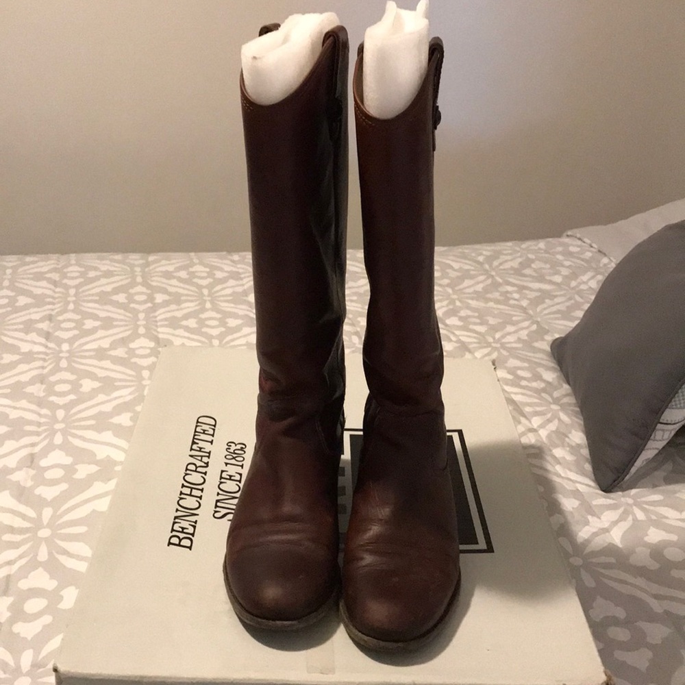 FRYE Melissa button extended calf boots